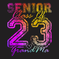 Colorful Proud Grandma Cute Heart Graduate Senior T-shirt | Artistshot