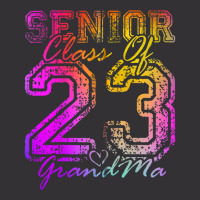 Colorful Proud Grandma Cute Heart Graduate Senior Vintage Hoodie And Short Set | Artistshot