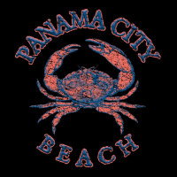 Panama City Beach Florida With Stone Crab On Wind Men's 3/4 Sleeve Pajama Set | Artistshot