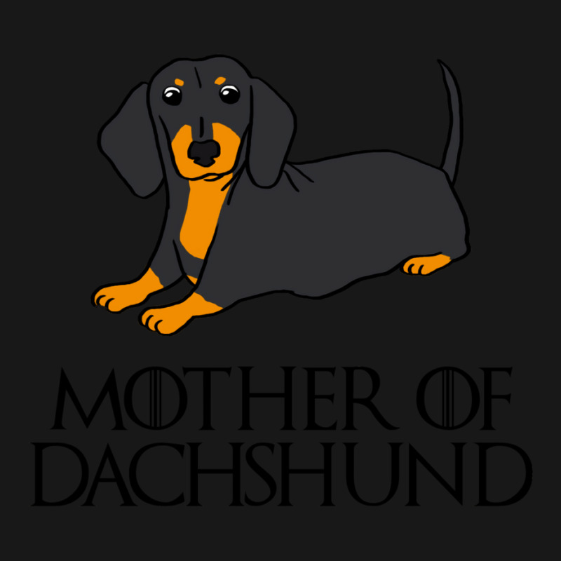 Mother Of Dachshund Black Tan Flannel Shirt by baouzstuwem | Artistshot