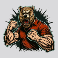 Bear Master Angry Women's Triblend Scoop T-shirt | Artistshot