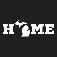 Home State Michigan Up North Midwest Usa Home Stat T-shirt | Artistshot