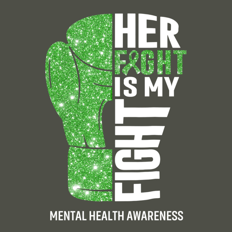 Her Fight Is My Fight Mental Health Awareness Boxi Fleece Short by vupfiae | Artistshot