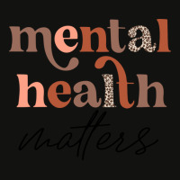 Mental Health Matters Awareness Month Leopard Wome Scorecard Crop Tee | Artistshot