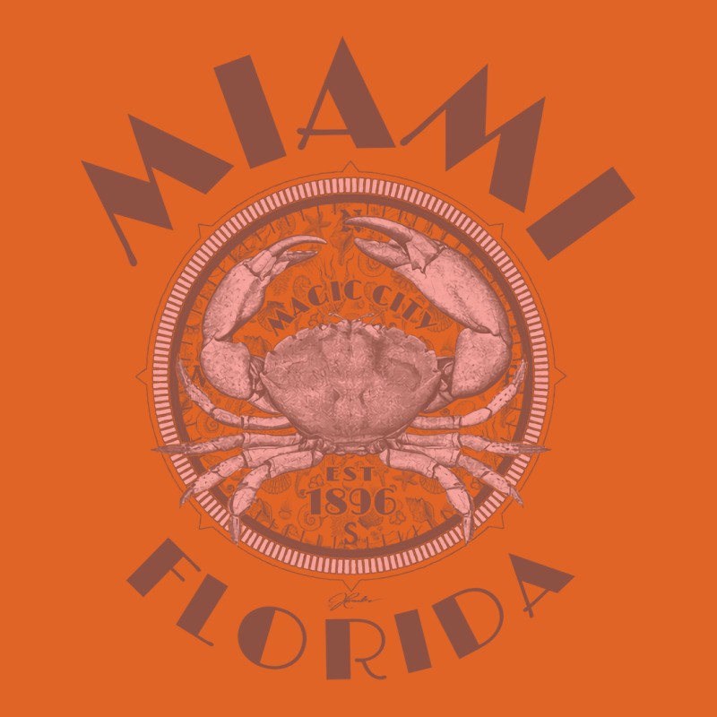 Miami Florida With Stone Crab On Wind Rose Cute Unisex Hoodie | Artistshot