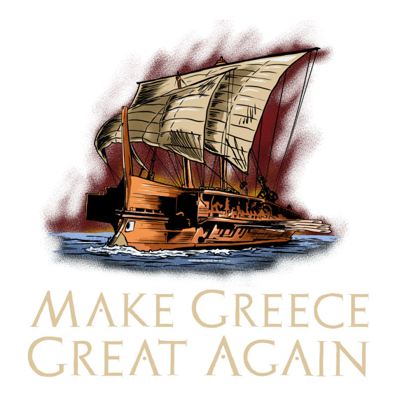 Ancient Greek Trireme Make Greece Great Again Al H V-neck Tee | Artistshot