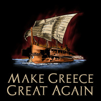 Ancient Greek Trireme Make Greece Great Again Al H Men's Long Sleeve Pajama Set | Artistshot