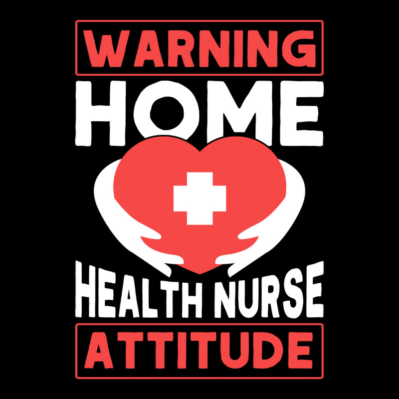 Warning Home Health Nurse Attitude Nurse Home Heal Adjustable Cap by mangisoustac | Artistshot