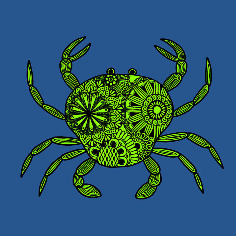 Mandala Crab Green And Black Travel T-shirt | Artistshot