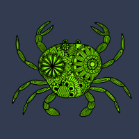 Mandala Crab Green And Black Travel V-neck Tee | Artistshot