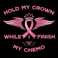 Hold My Crown While I Finish My Chemo Girl Men's 3/4 Sleeve Pajama Set | Artistshot