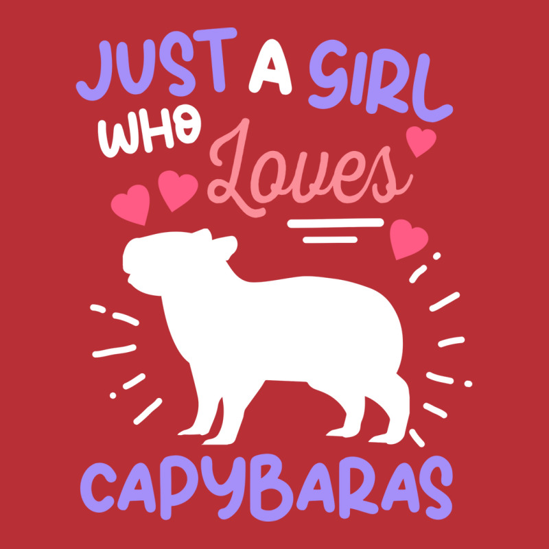 Just A Girl Who Loves Capybaras Yellow T-shirt | Artistshot