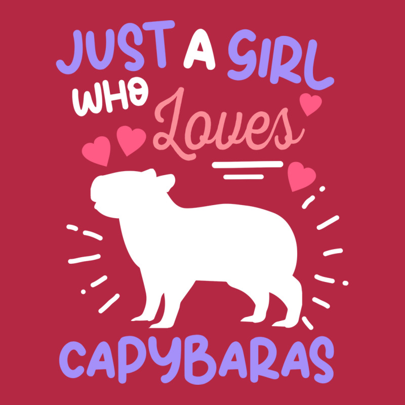 Just A Girl Who Loves Capybaras Yellow Champion Hoodie | Artistshot