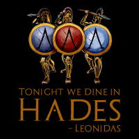 Battle Of Thermopylae Tonight We Dine In Hades Leo Adjustable Cap | Artistshot