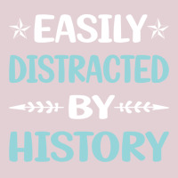 Funny Easily Distracted By History 70s Ladies Fitted T-shirt | Artistshot