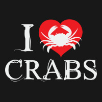 I Love Crabs Heart Crab Crustacean Summer Flannel Shirt | Artistshot