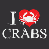 I Love Crabs Heart Crab Crustacean Summer Vintage Short | Artistshot