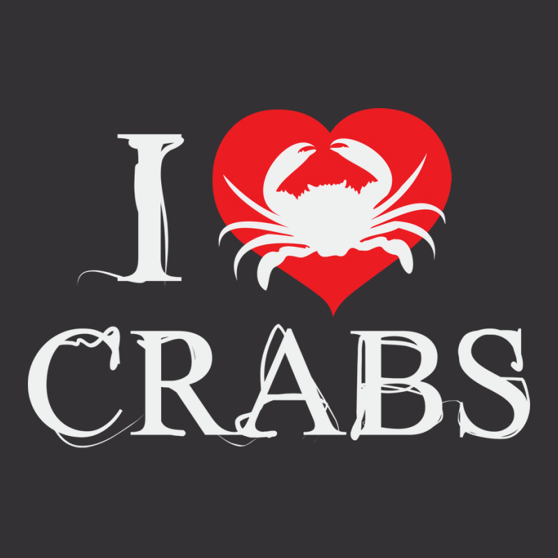 I Love Crabs Heart Crab Crustacean Summer Vintage Short | Artistshot