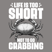 Life Is Too Short Funny Crabbing Catching Crabs Cr Adjustable Cap | Artistshot