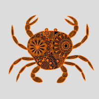 Mandala Crab Orange And Black Inverted Travel Men's Polo Shirt | Artistshot