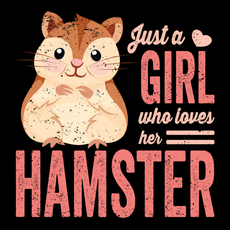 Just A Girl Who Loves Hamsters Cute Pet Hamster Bl V-neck Tee | Artistshot