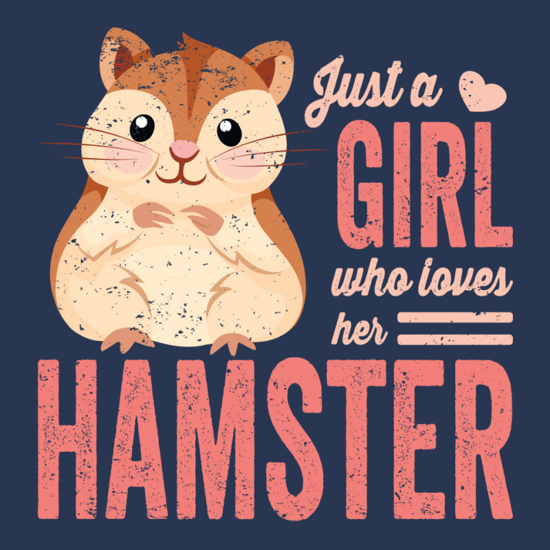 Just A Girl Who Loves Hamsters Cute Pet Hamster Bl Men Denim Jacket | Artistshot