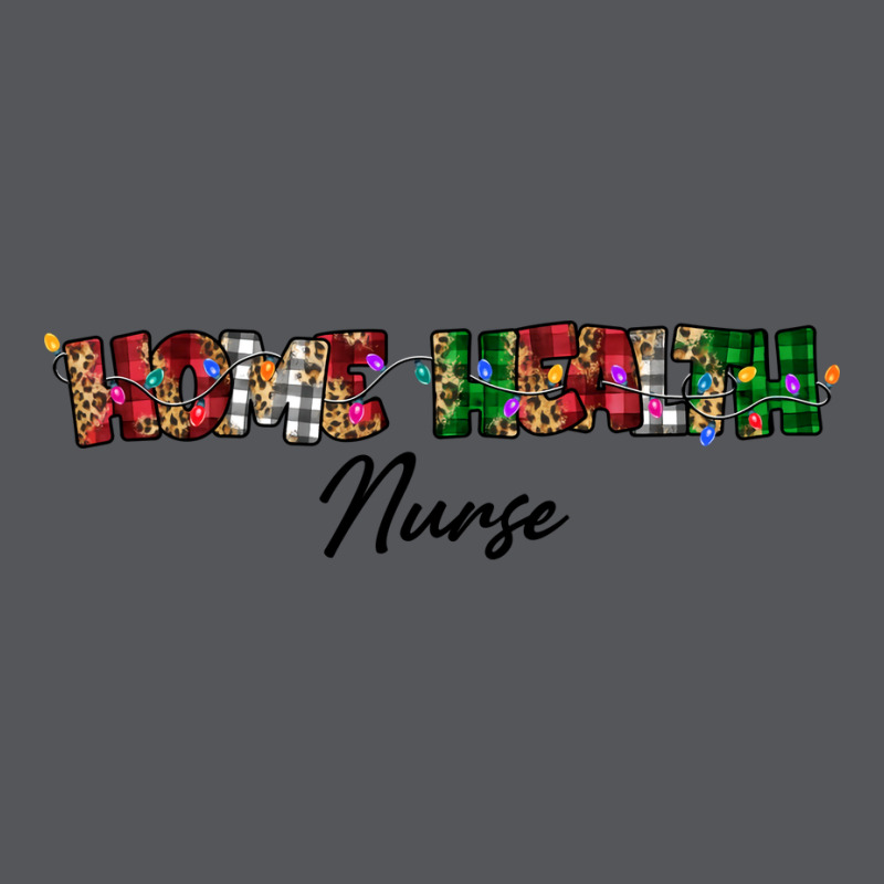 Home Health Nurse Merry Christmas Buffalo Plaid Nu Ladies Fitted T-Shirt by aneekvilmit | Artistshot