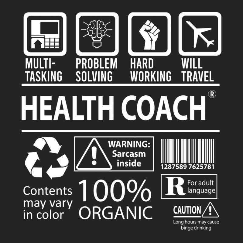 Health Coach T  Multitasking Certified Job Gift It 3/4 Sleeve Shirt by gurevamelvod | Artistshot