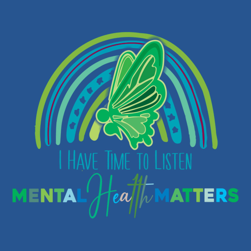 I Have Time To Listen Butterfly Mental Health Semi Ladies Fitted T-Shirt by mehobrateez | Artistshot