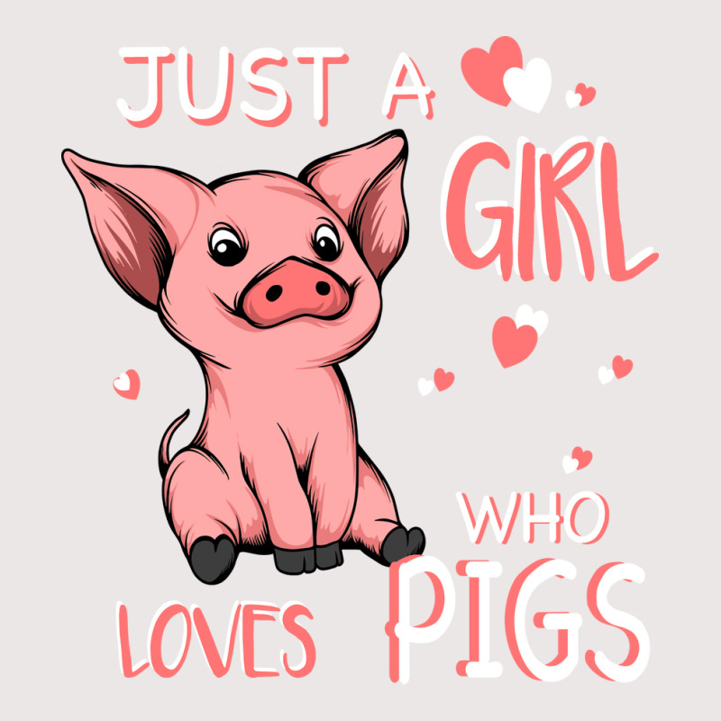 Just A Girl Who Loves Pigs Hipster Pocket T-shirt | Artistshot