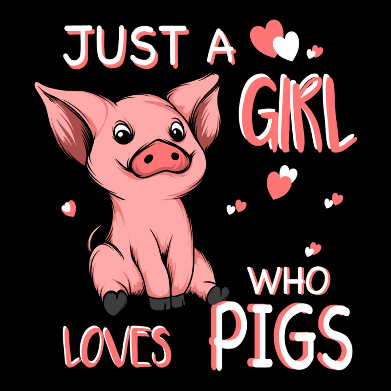 Just A Girl Who Loves Pigs Hipster Lightweight Hoodie | Artistshot