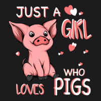 Just A Girl Who Loves Pigs Hipster Hoodie & Jogger Set | Artistshot