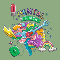 Mental Health Concept Humor Graphic T-shirt | Artistshot