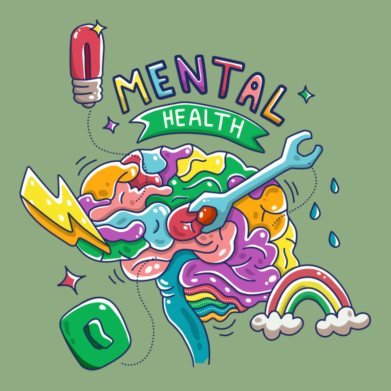 Mental Health Concept Humor Graphic T-shirt | Artistshot