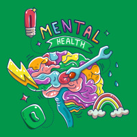 Mental Health Concept Humor Crewneck Sweatshirt | Artistshot