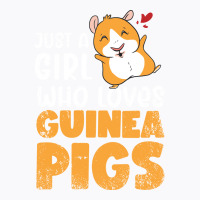 Just A Girl Who Loves Guinea Pigs Aesthetic T-shirt | Artistshot