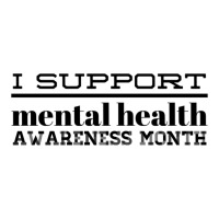 I Support Mental Health Awareness Month Nostalgia Men's T-shirt Pajama Set | Artistshot