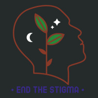 Mental Health Awareness End The Stigma Retro Women's Triblend Scoop T-shirt | Artistshot