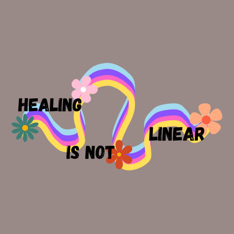 Healing Is Not Linear Girl Vintage T-shirt | Artistshot