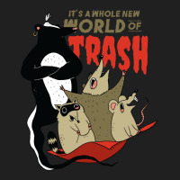 World Of Trash Funny Trash Eating Rodents And A Te Drawstring Bags | Artistshot