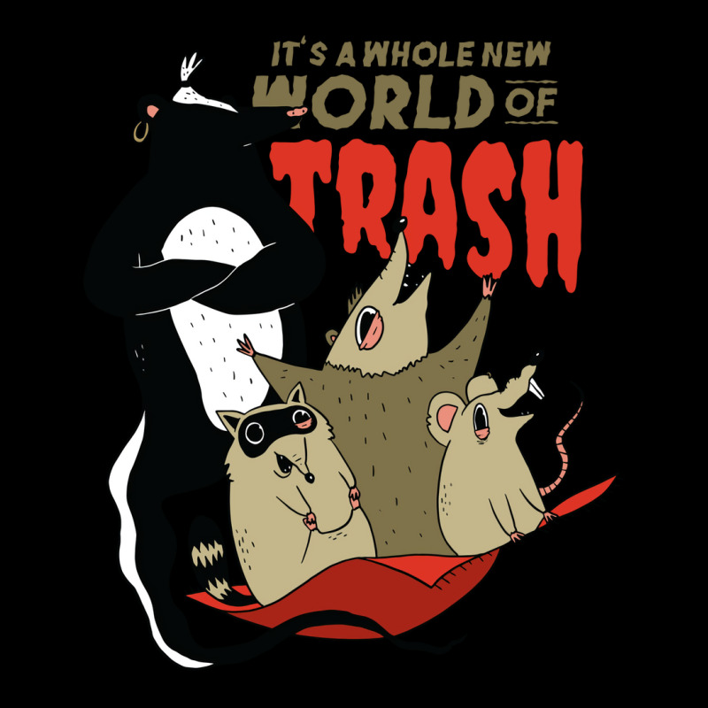 World Of Trash Funny Trash Eating Rodents And A Te Pocket T-shirt | Artistshot