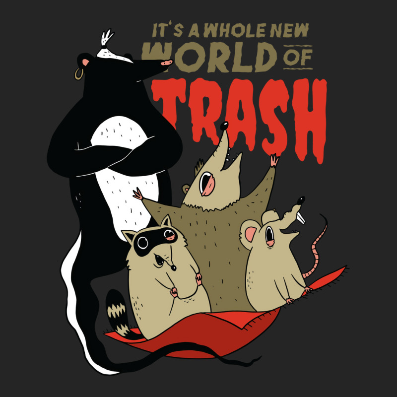 World Of Trash Funny Trash Eating Rodents And A Te Unisex Hoodie | Artistshot