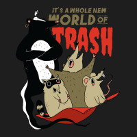 World Of Trash Funny Trash Eating Rodents And A Te Classic T-shirt | Artistshot