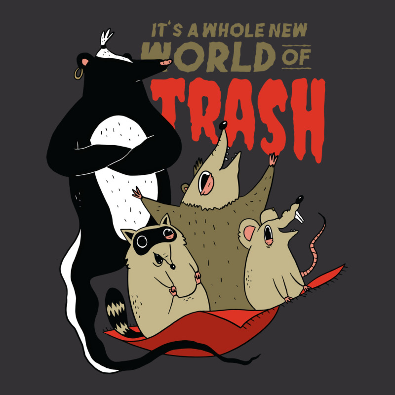 World Of Trash Funny Trash Eating Rodents And A Te Vintage Short | Artistshot