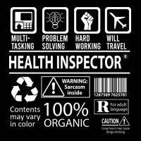 Health Inspector T  Multitasking Certified Job Gif Pocket T-shirt | Artistshot