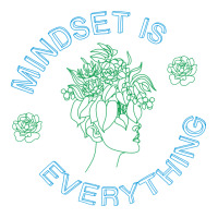 Mindset Is Everything Mental Health Crop Top | Artistshot