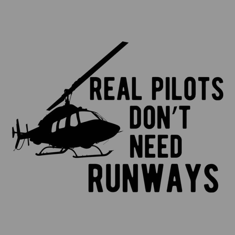 Helicopter Pilot Real Pilots Dont Need Runways Sta Women's V-Neck T-Shirt by ydmehjalta1 | Artistshot