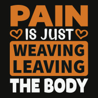 Pain Is Just Weaving Leaving The Body Trending Scorecard Crop Tee | Artistshot