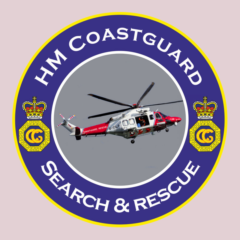 Hm Coastguard Search And Rescue Helicopter Funny Ladies Fitted T-Shirt by rodsssusseh | Artistshot