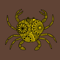 Mandala Crab Yellow And Black Aesthetic T-shirt | Artistshot